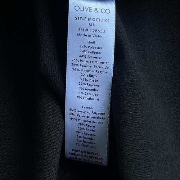 Olive & Co Shirt Mens 3XL Black Eco Friendly Scrubs Medical Top Nursing - Picture 5 of 10